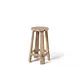 GOMMAIRE Outdoor | Organic Living Barkrakk Alex | Teak Naturgrå