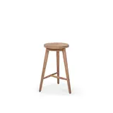 GOMMAIRE Outdoor Meubels | Organic Living Bar Stool Asti | Teak Natural Grey
