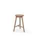 GOMMAIRE Outdoor | Organic Living Bar Stool Asti | Teak Natural Grey