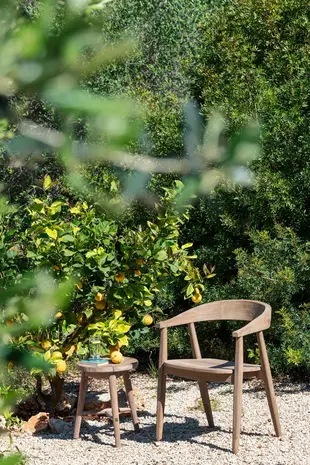 GOMMAIRE Outdoor | Organic Living Krakk Asti | Teak Naturgrå