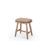 GOMMAIRE Outdoor | Organic Living Taburete Faye | Teca gris natural