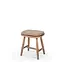 GOMMAIRE Outdoor Meubels | Organic Living Stool Faye | Teak Natural Grey