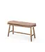 GOMMAIRE Outdoor Meubels | Organic Living Banc Faye | Teck gris naturel