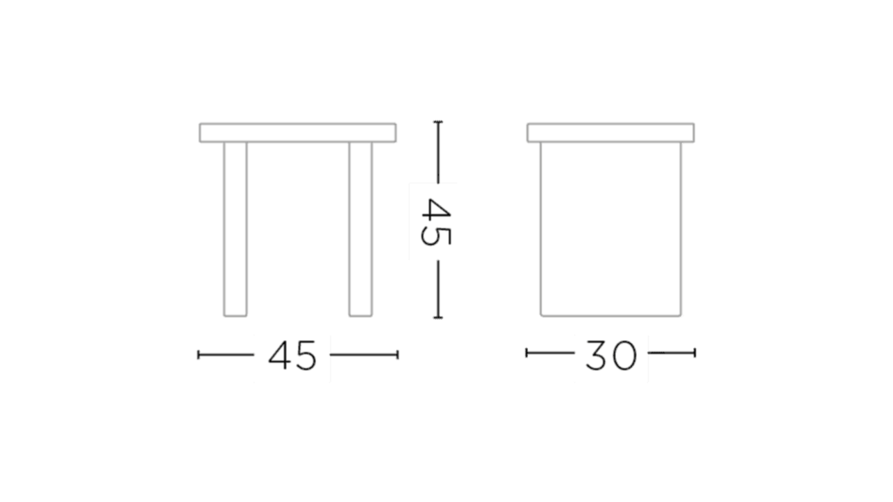 GOMMAIRE - Organic Living - Design Furniture  Krakk Pebble | Teak Naturgrå