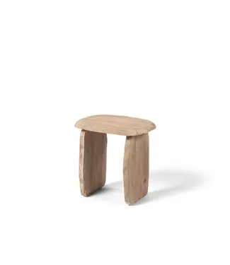 GOMMAIRE Outdoor Meubels | Organic Living Krakk Pebble | Teak Naturgrå