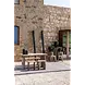 GOMMAIRE Outdoor | Organic Living Banco Pebble | Teca gris natural