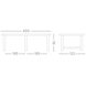 GOMMAIRE Outdoor | Organic Living Tisch Jacoba XL | Teak Naturgrau