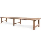 GOMMAIRE Outdoor | Organic Living Tavolo Jacoba XL | Teak Grigio Naturale