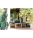 GOMMAIRE Outdoor Meubels | Organic Living Table basse Jacoba | Teck gris naturel