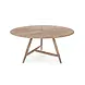 GOMMAIRE Outdoor | Organic Living Rundt bord Faye XL | Teak naturgrå