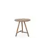 GOMMAIRE Outdoor Meubels | Organic Living Bistro Round Table Faye | Teak Natural Grey
