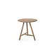 GOMMAIRE Outdoor | Organic Living Bistro-Rundtisch Faye | Teakholz Naturgrau