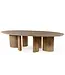 GOMMAIRE Outdoor Meubels | Organic Living Table ovale Imen | Teck gris naturel