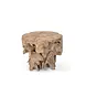 GOMMAIRE Outdoor | Organic Living Table basse Bamba | Racine de teck gris naturel
