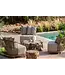 GOMMAIRE Outdoor Meubels | Organic Living Table basse Bamba XL | Racine de teck gris naturel