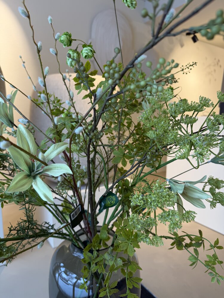 SILK-KA Ramo de flores artificiales "Toque de verde" SILK-KA Ramo de flores artificiales "Toque de verde"