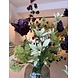 SILK-KA Artificial Flower Bouquet "Touch Of Bordeaux"