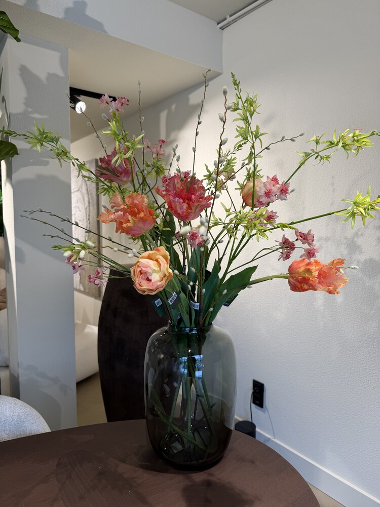 SILK-KA Artificial flower bouquet "Colorful Tulips"