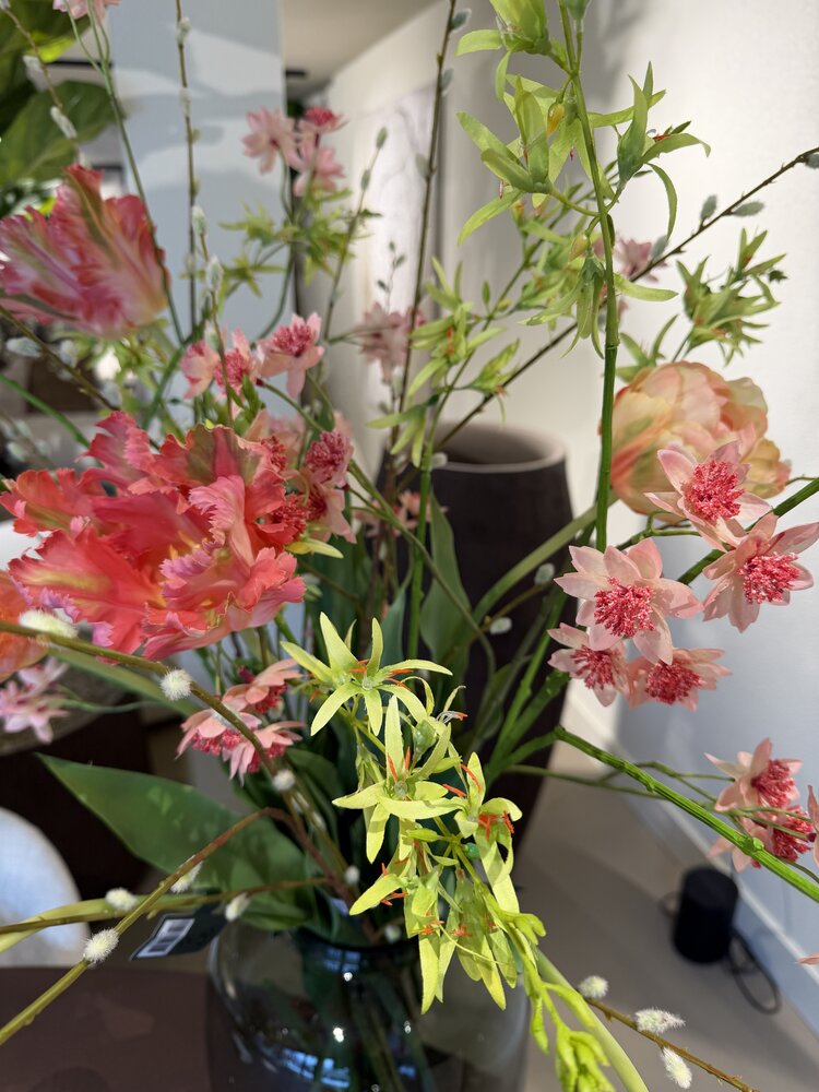 SILK-KA Ramo de flores artificiales "Tulipanes de colores" SILK-KA Ramo de flores artificiales "Tulipanes de colores"