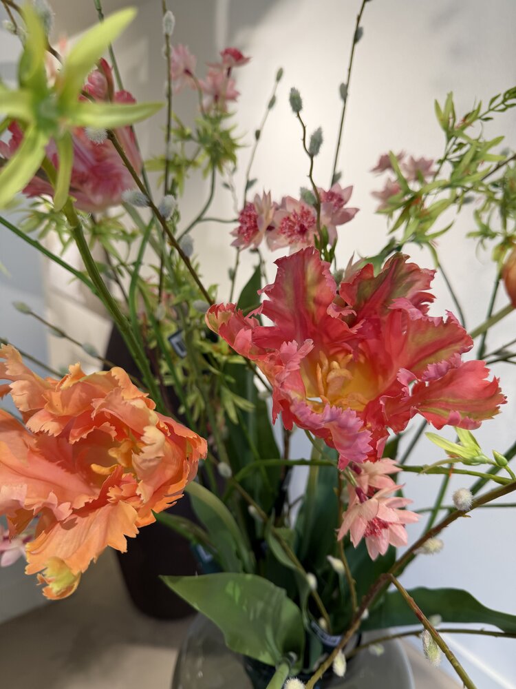 SILK-KA Ramo de flores artificiales "Tulipanes de colores" SILK-KA Ramo de flores artificiales "Tulipanes de colores"