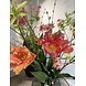 SILK-KA Artificial flower bouquet "Colorful Tulips"
