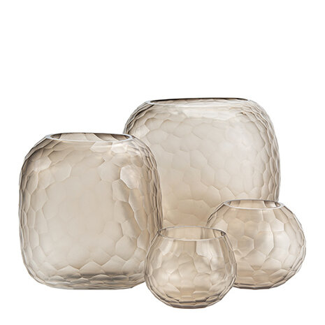 Guaxs Vase Somba L | Rauchgrau
