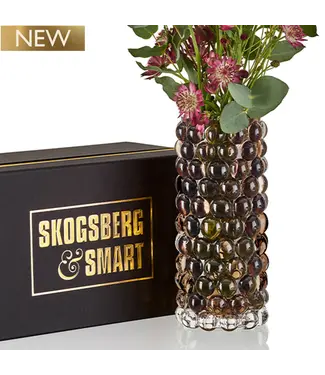 Skogsberg & Smart Jarrón Hurricane Boule | Tabaco