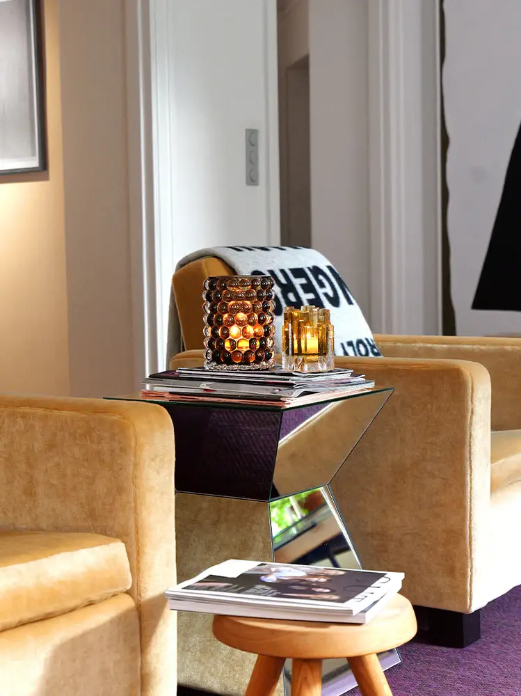 Skogsberg & Smart Hurricane Lamp Boule Large | Tobacco