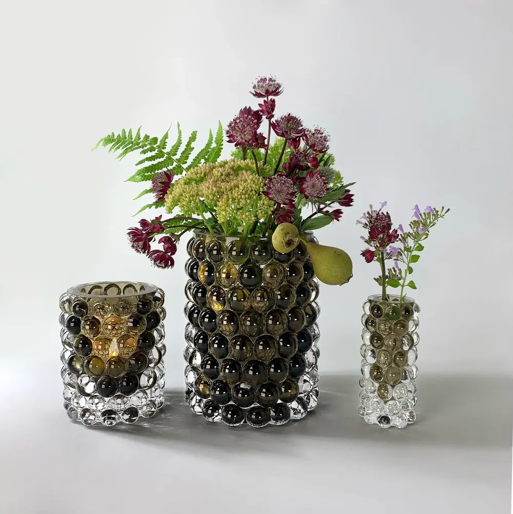 Skogsberg & Smart Orkanlampe Boule Stor | Tobakk