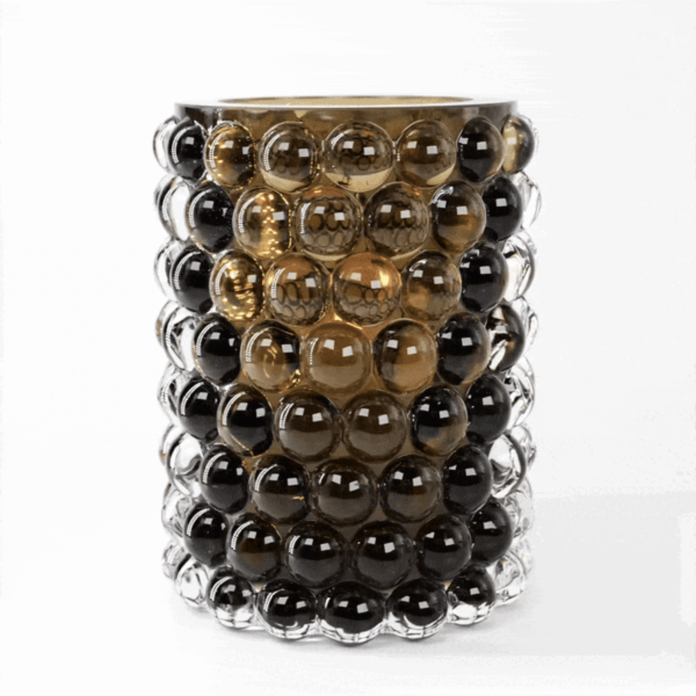 Skogsberg & Smart Orkanlampe Boule Stor | Tobakk