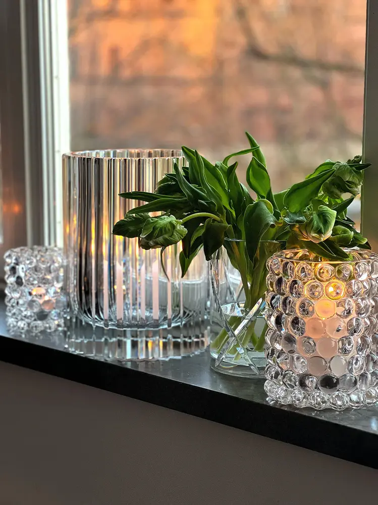 Skogsberg & Smart Hurricane Lamp Boule Large | Clear