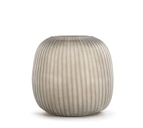 Guaxs Vase Erongo Stor Rund | Klar / Røykgrå