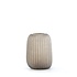 GUAXS Vase Erongo L | Klar / Rauchgrau