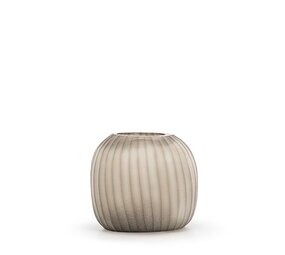 Guaxs Vase Erongo M | Transparent / Gris fumé