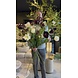 SILK-KA Artificial flower bouquet "White & Burgundy Tulips"