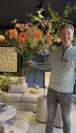 SILK-KA Ramo de flores artificiales "Tulipanes de colores XL" SILK-KA Ramo de flores artificiales "Tulipanes de colores XL"