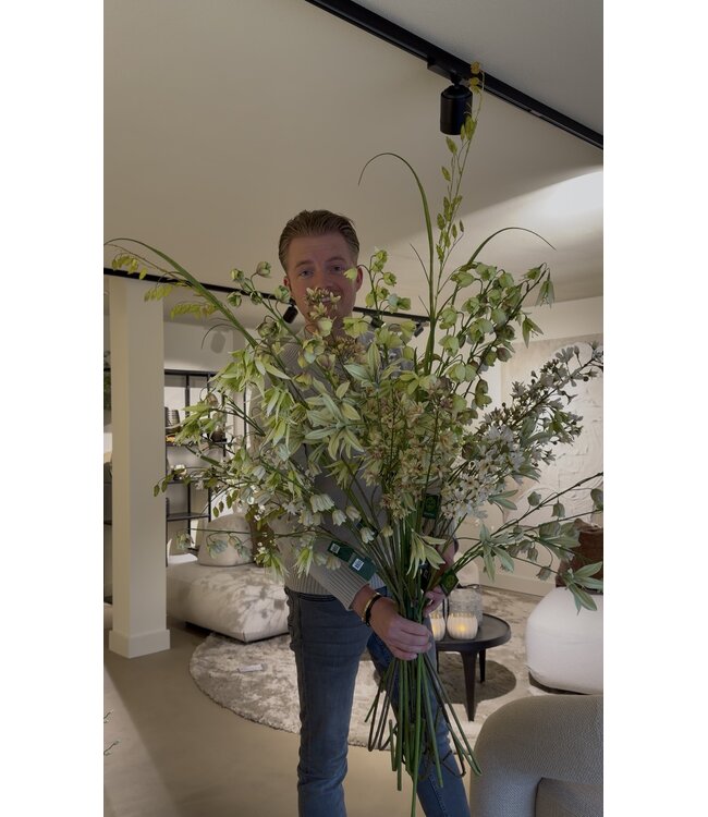 SILK-KA Kunst Bloemen Boeket " Luxury Spring"