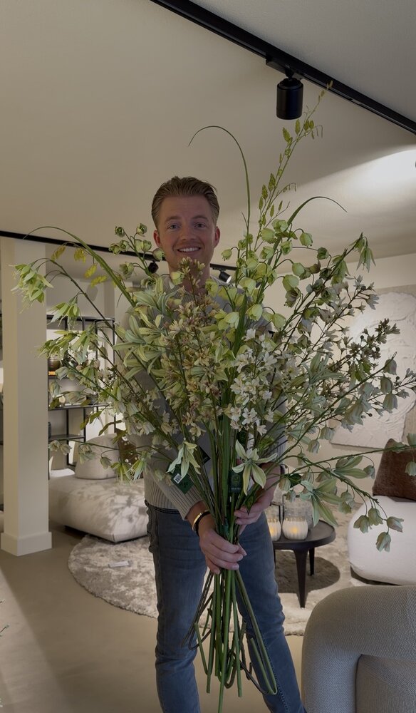 SILK-KA Artificial Flower Bouquet "Luxury Spring"