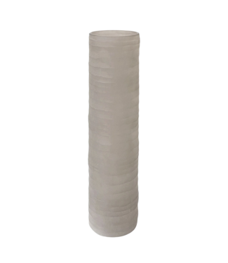RAF Deluxe Mouth-blown glass vase "ONA" XL smoke grey