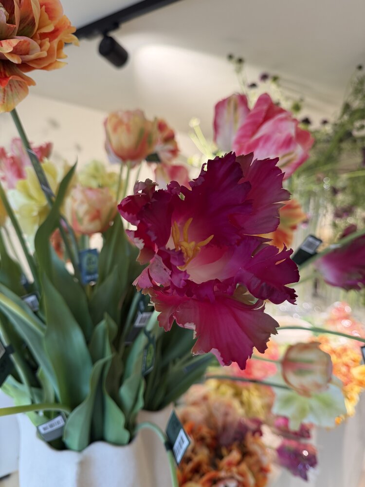 SILK-KA Stelo di tulipano viola/rosa | 71 cm SILK-KA Stelo di tulipano viola/rosa | 71 cm