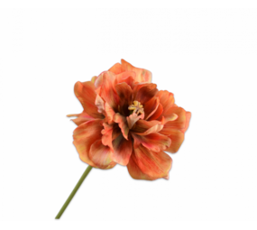 SILK-KA Tulp Steel Oranje/Bruin | 69 cm