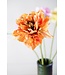 SILK-KA Tulip Stem Orange/Brown | 69 cm