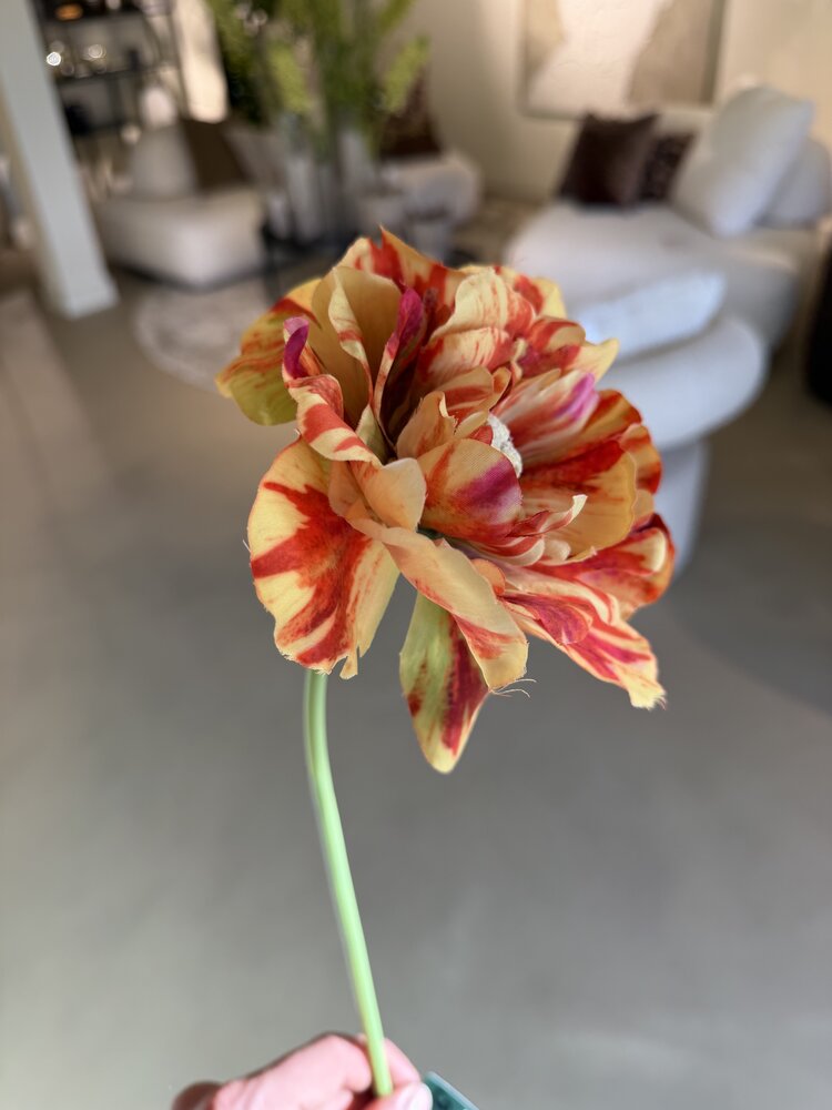 SILK-KA Tulip Stem Red/Yellow | 69 cm SILK-KA Tulip Stem Red/Yellow | 69 cm