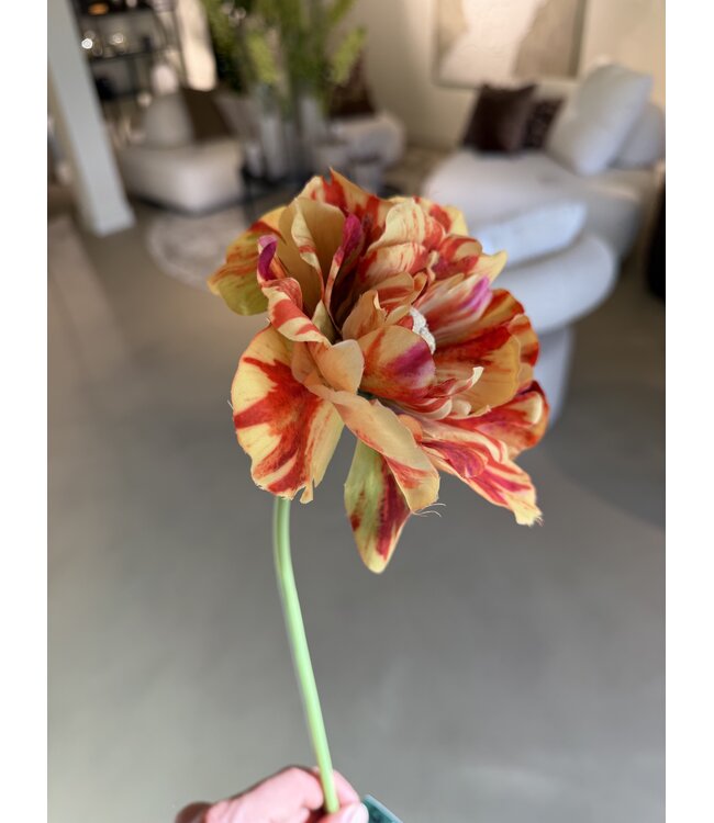 SILK-KA Tulpenstiel Rot/Gelb | 69 cm