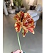 SILK-KA Tige de tulipe rouge/jaune | 69 cm