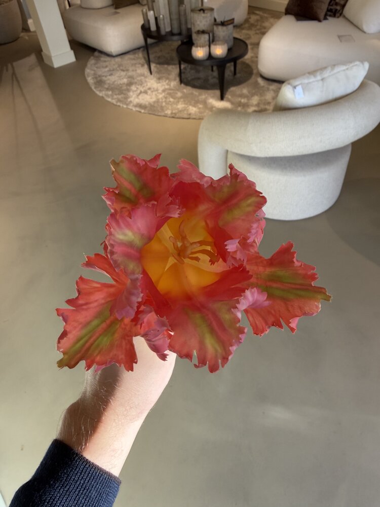 SILK-KA Tulp Steel Roze/Beauty RT | 71 cm