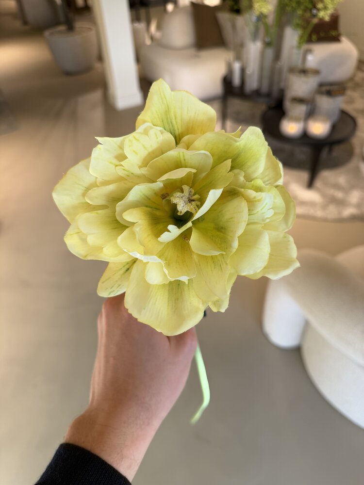 SILK-KA Tulipán de tallo amarillo | 69 cm SILK-KA Tulipán de tallo amarillo | 69 cm