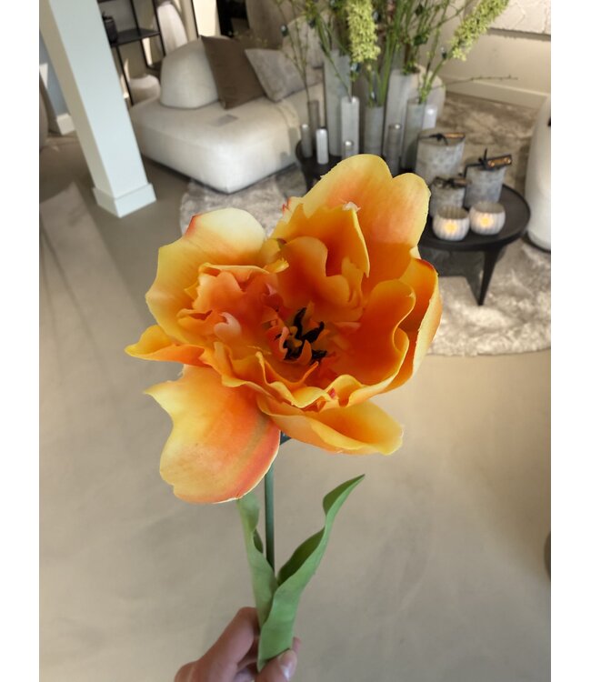 SILK-KA Tulpenstiel Orange RT | 72 cm