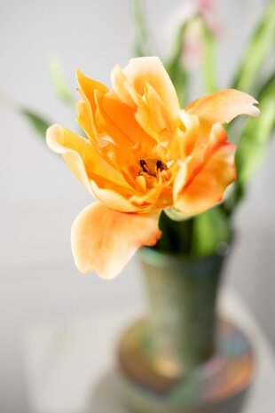 SILK-KA Tallo de tulipán naranja RT | 72 cm SILK-KA Tallo de tulipán naranja RT | 72 cm