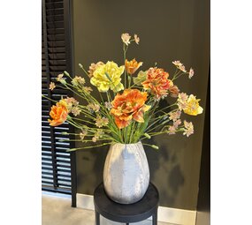 SILK-KA Ramo de flores artificiales "Tulipanes variados"